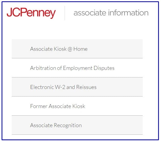 Step 2: Enter JCPenney Employee Details
